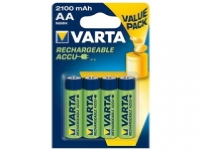Pack de 4 Pilas Recargable Varta Aa 2100mah