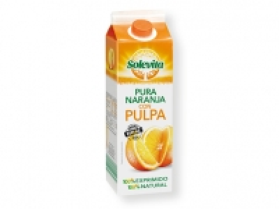 Lidl  Solevita Zumo de naranja con pulpa