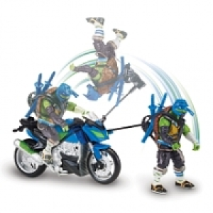 Tortugas Ninja - Leo - Veh&iacute;culo con Figura Pel&iacute;cula 2 15.00&nbsp;&euro;