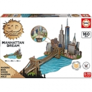 Educa Borrás - Manhattan Dream - 3D Monument Puzzle