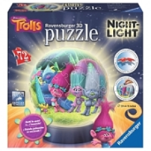 Trolls - Lámpara 3D Puzzle