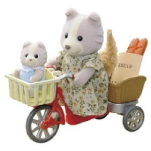 Sylvanian Families - Pedaleando con Mam&aacute;