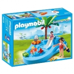 Playmobil - Piscina para Niños con Bebé - 6673