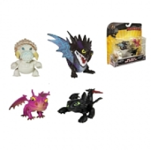 Dragones de Berk - Pack 4 Figuras Dragones (varios modelos)