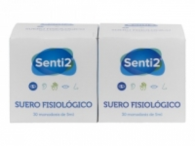 Pack Suero Fisiológico SENTI-2 2x30 Unidades Monodósis 5ml