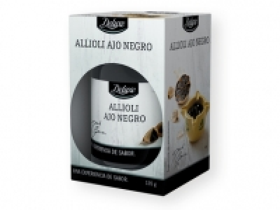 Lidl  Deluxe Salsa alioli de ajo negro