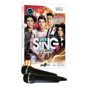 Nintendo Wii - Lets Sing 9 + 2 Micr&oacute;fonos