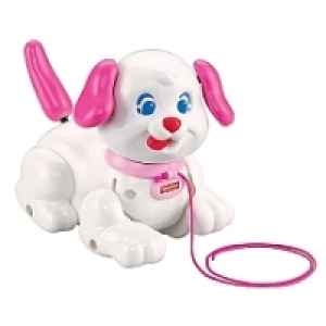 Fisher Price - Pequeño Snoopy Blanco y Rosa