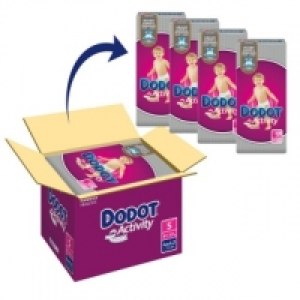 Carrefour  Pañales Dodot Activity talla 5 (11-17kg), 168 unidades