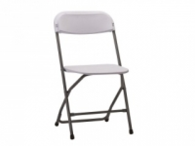 Silla plegable de Acero 45x46x80 cm. Gris