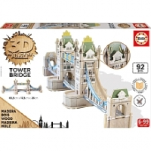 Educa Borrás - Tower Bridge - 3D Monument Puzzle