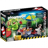 Toysrus  Playmobil - Ghostbusters Slimer Stand Hot Dog - 9222