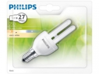 Carrefour  Bombilla Fluorescente Philips Genie 5W E14 Luz Cálida