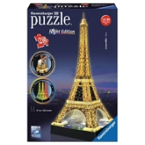Ravensburger - Puzzle 3D Torre Eiffel Night Edition 29.99 €