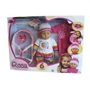 Muñeco con Sonidos y Accesorios