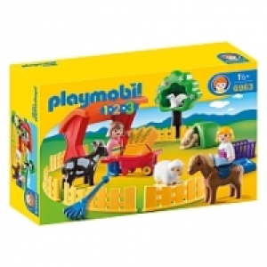 Playmobil - 1.2.3 Recinto de Mascotas - 6963