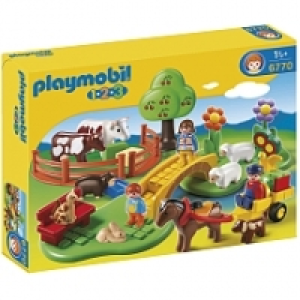 Playmobil 1.2.3 - Prado con Animales - 6770