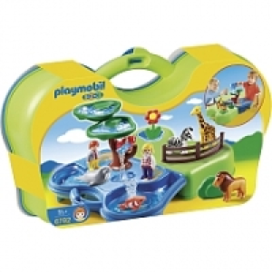 Playmobil 1.2.3 - Maletín Zoo y Acuario - 6792