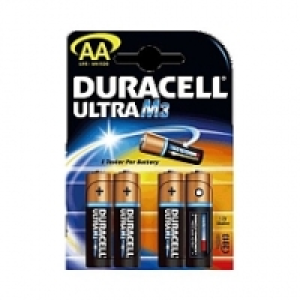 Duracell - 4 Pilas Duracell Ultra AA M3