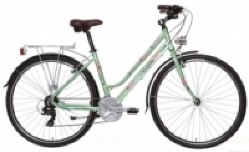 Bicicleta Wolfbike Trekking Aluminio Mujer Talla 18 Verde