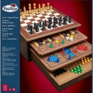 Toysrus  Pavilion - Súper Set de Madera 10 Juegos Reunidos