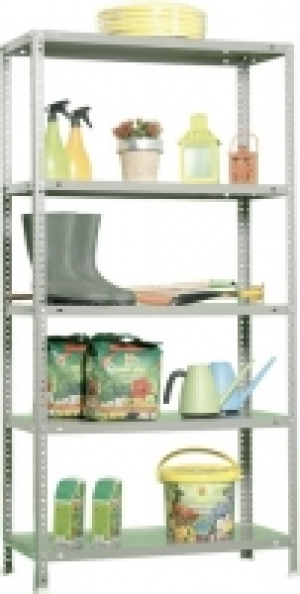 ESTANTER&Iacute;A MET&Aacute;LICA GALVANIZADA 180X90X40