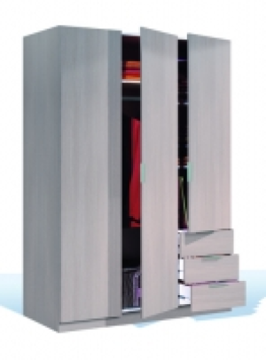 ARMARIO 3P+3 CAJ ROBLE 180x121X52