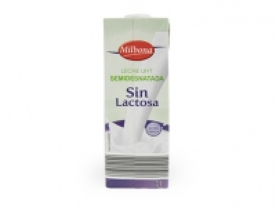Milbona Leche sin lactosa semidesnatada 0.75 €