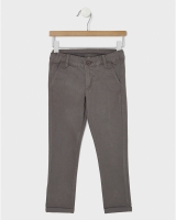 Prenatal  Pantalones de color gris oscuro de twill con bolsillos chino