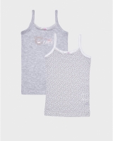Prenatal  Paquete de 2 camisetas de tirantes de tela de punto animalie