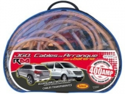 Cables Arranque RM Tools Transparente 400Amp. Secc.18mm. L.3