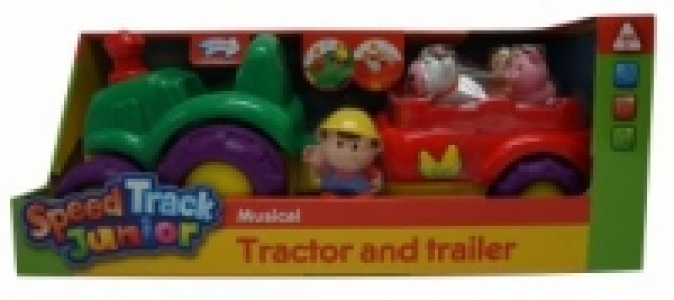 Speed Track Junior - Tractor con Tráiler Musical