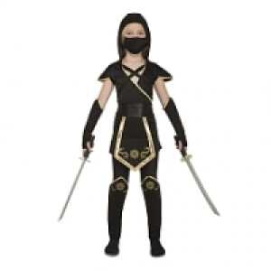 Disfraz Infantil - Ninja Negro Corto 5-6 a&ntilde;os 13.99&nbsp;&euro;