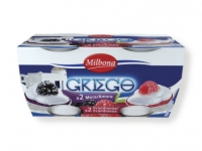 Milbona Yogur griego de mora y frambuesa 0.99&nbsp;&euro;