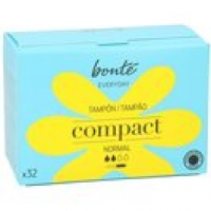 tampón compacto con aplicador normal caja 32 uds
