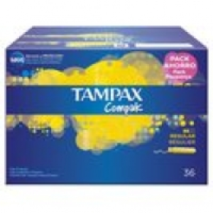 Compak tampón regular caja 36 uds