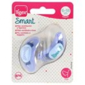 chupete silicona 6-18 meses envase 2 uds (diferentes colores