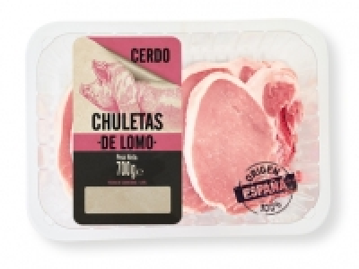 Chuletas de lomo de cerdo 2.49 €