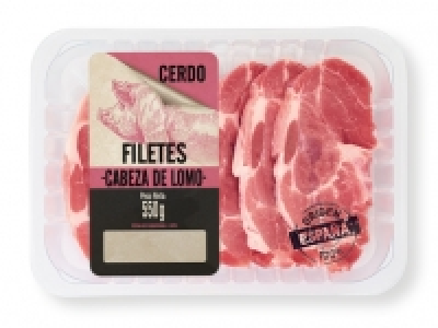 Filetes de cabeza de lomo de cerdo 2.15 €