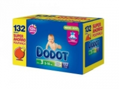 Cajón Pañales Dodot T3 de 4-10kg 132 uds