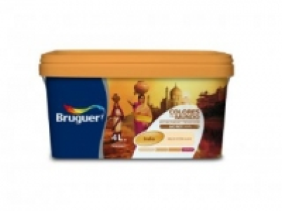Pintura Bruguer Colores del Mundo India Melocotón Suave 4 L