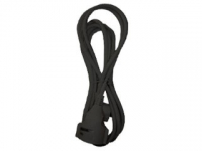 Prolongador Clavija Schuko 2m 3x1,5mm. Negro