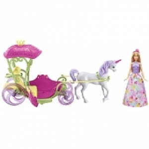 Barbie - Barbie y Carroza Reino de Chuches