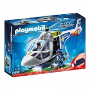 Playmobil - Helicóptero de Policía con Luces LED - 6921