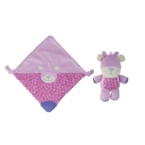Bruin - Jirafa - Peluche Manta Mordedor