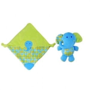Bruin - Elefante - Peluche Manta Mordedor