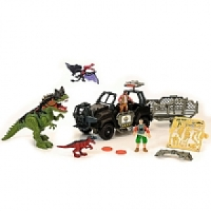Animal Zone - Playset Veh&iacute;culo con Dino