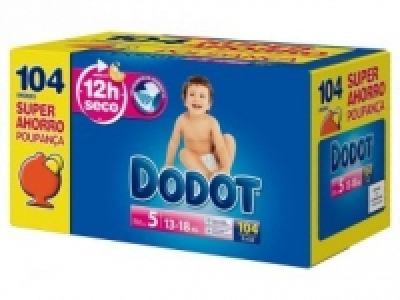 Pañales Dodot T5 de 13-18kg 104 uds