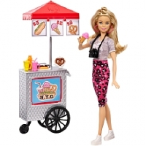 Barbie - Pink Passport NYC Puesto de Perritos Calientes