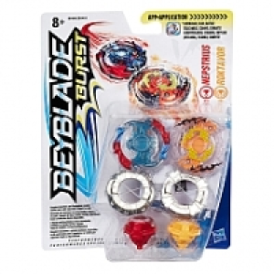 Beyblade - Bey Nepstrius y Roktavor - Pack de Batalla para 2